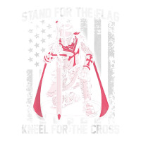 Stand For The Flag Kneel For The Cross Crusader Knights T Shirt Bomber Jacket | Artistshot