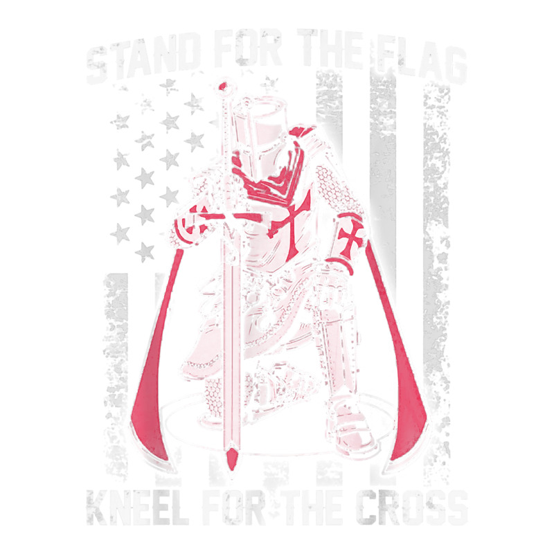 Stand For The Flag Kneel For The Cross Crusader Knights T Shirt Bomber Jacket | Artistshot