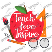 Teach, Love, Inspire Teacher Appreciation From Students Bomber Jacket | Artistshot