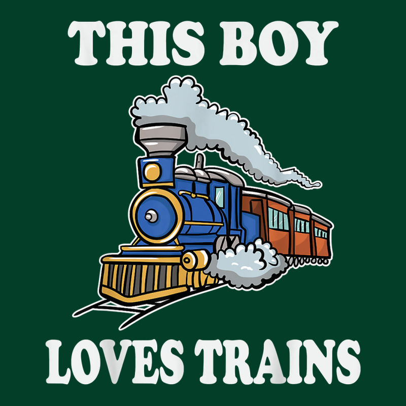 This Boy Loves Trains Gift Train Wagon Lover Gifts T Shirt Beanie by cm-arts | Artistshot