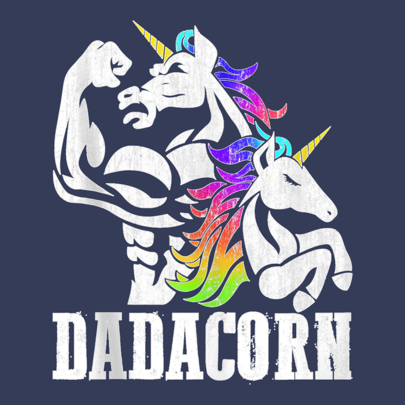 Manly Unicorn Muscle Dad And Daughter Dadacorn Fathers Day Tank Top Visor Hat | Artistshot