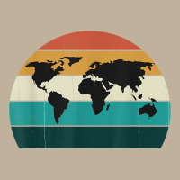 Retro World Map Cool Vintage Sunset World Globe Cartography T Shirt Sun Shade Cap | Artistshot