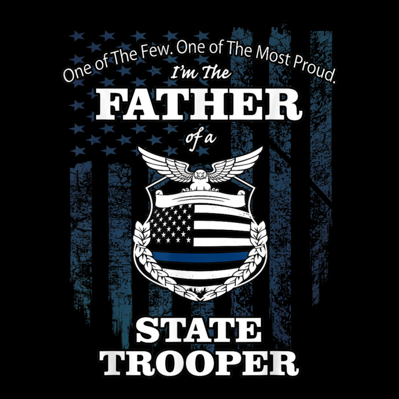 State Police Badge   Proud State Trooper Dad Long Sleeve Baby Bodysuit by ThienThuong | Artistshot