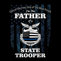 State Police Badge   Proud State Trooper Dad Cropped Hoodie | Artistshot