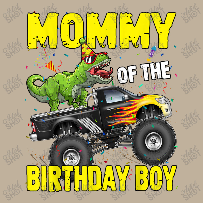 Mommy Of The Birthday Boy Dinosaurs T Rex Monster Truck Characters Car Sun Shade Cap | Artistshot