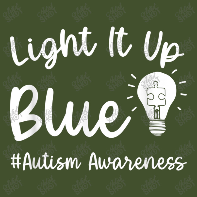 Light It Up Blue Autism Tee I Wear Blue For Autism Awareness T Shirt Sun Shade Cap by RoyalStore | Artistshot