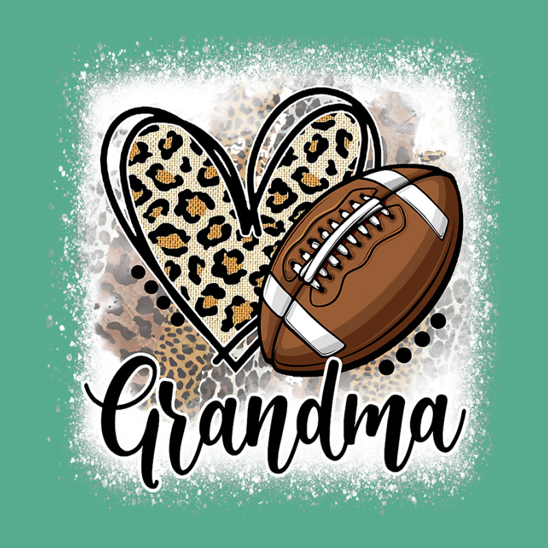 Football Grandma Funny Leopard Heart Family Sporty Tie Dyed Bucket Hat by pester | Artistshot