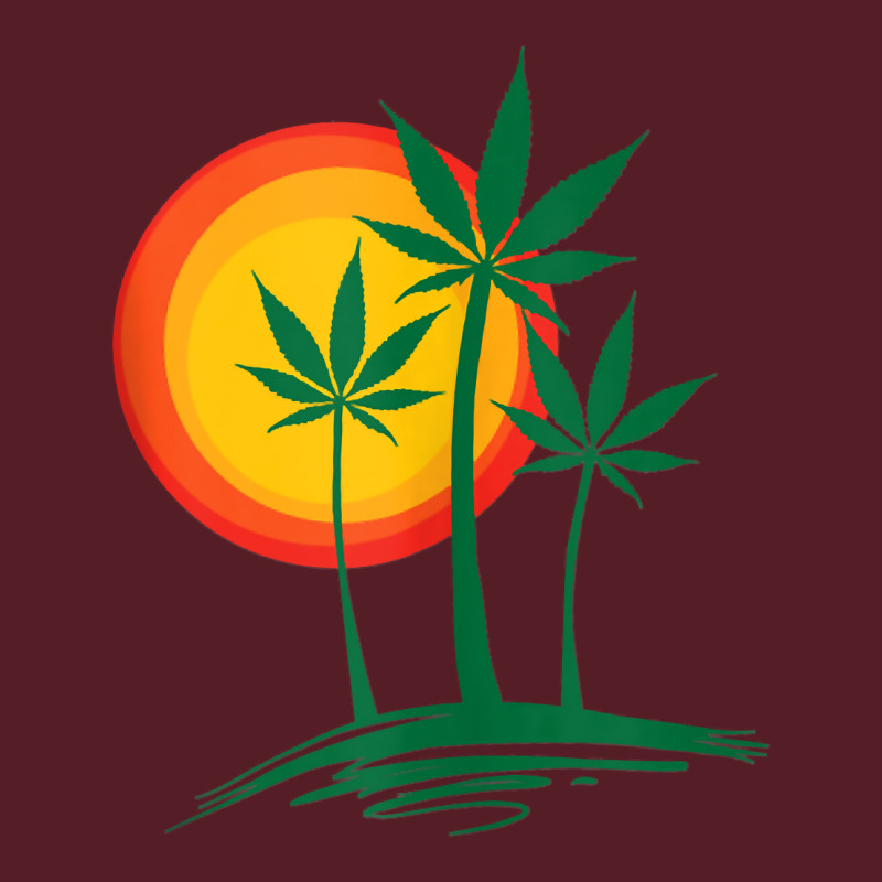 Beautiful Marijuana Weed Palm Tree Paradise Tank Top Retro Trucker Cap by jermonmccline | Artistshot