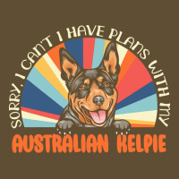 Dog Lover T  Shirt Sorry I Can't Have Plans With My Australian Kelpie Seamless Cap | Artistshot