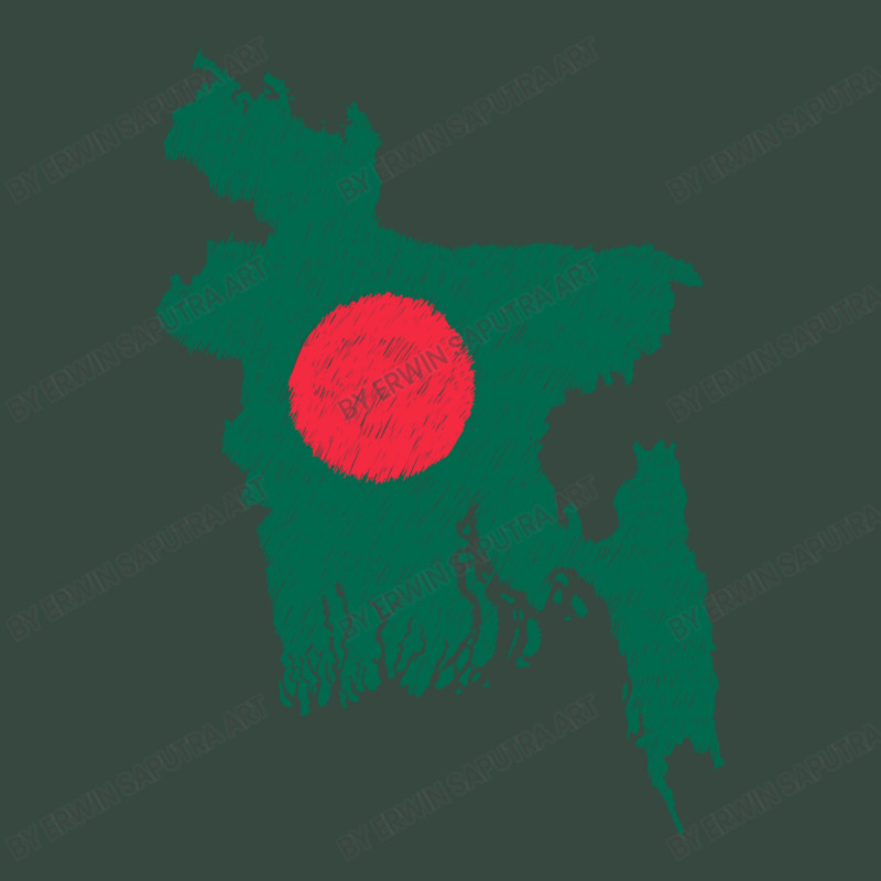 Bangladesh Map Flag Drawing Line Art Seamless Cap | Artistshot