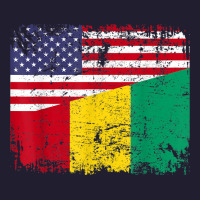 Guinean Roots  Half American Flag  Usa Guinea Flag T Shirt Seamless Cap | Artistshot