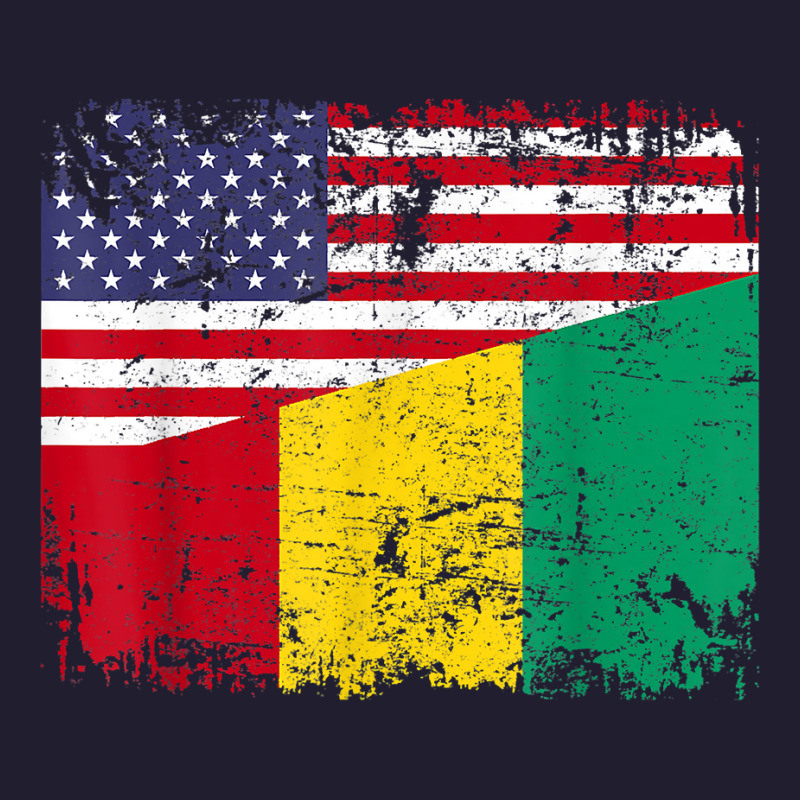 Guinean Roots  Half American Flag  Usa Guinea Flag T Shirt Seamless Cap | Artistshot