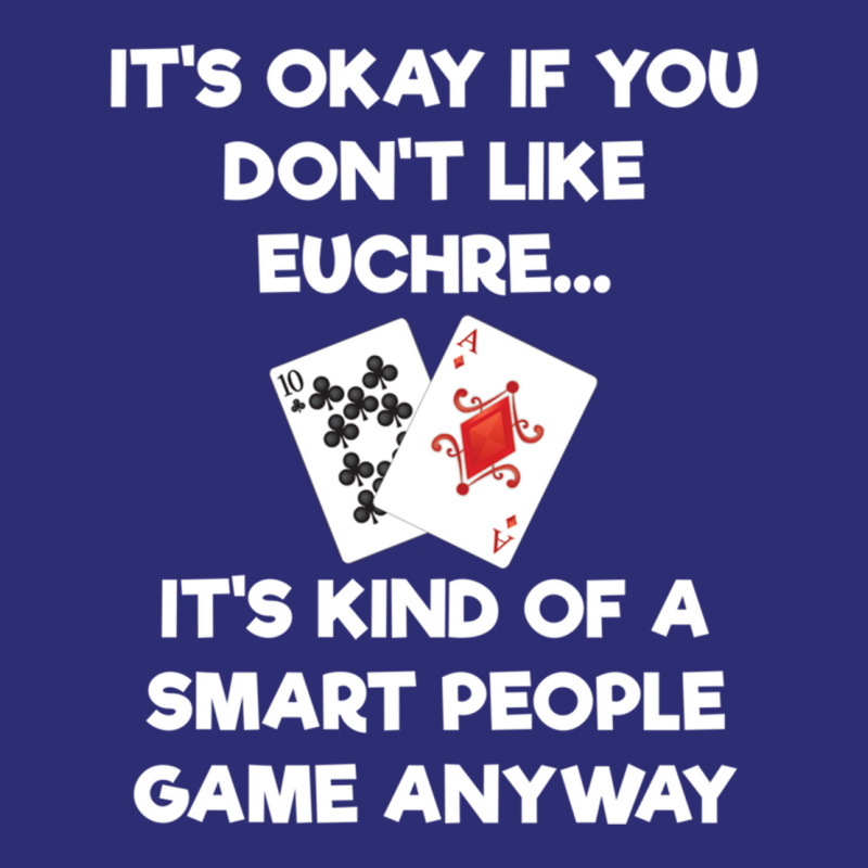 Euchre Long Sleeve Shirt Funny Euchre Card Game Smart People Snapback Trucker Cap by cm-arts | Artistshot