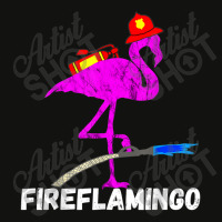 Fire Fighter Flamingo Exotic Bird Funny Firefighter Fireman Scorecard Crop Tee | Artistshot