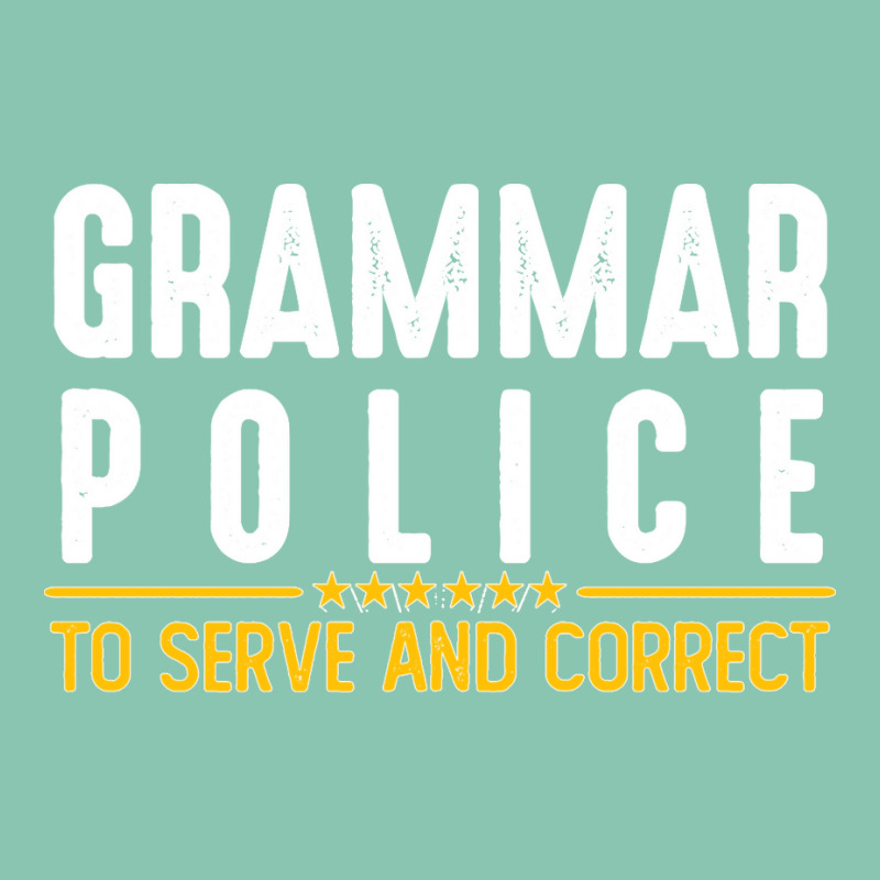 Grammar Police To Serve And Correct Sweatshirt Snapback Trucker Cap by cm-arts | Artistshot