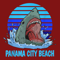 Panama City Beach Vacation Shark Theme Snapback Trucker Cap | Artistshot