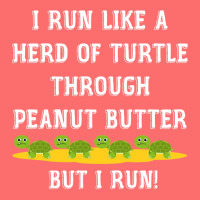 I Run Like A Herd Of Turtle Through Peanut Butter Snapback Trucker Cap | Artistshot