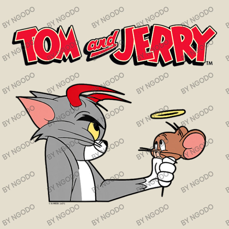 Tom And Jerry Devil And Angel Humor Poster Adjustable Baseball Cap by ngodo | Artistshot