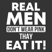 Real Men Eat Pink Funny Sarcasm Sayings For Men And Women Sarcastic Gi Adjustable Baseball Cap | Artistshot