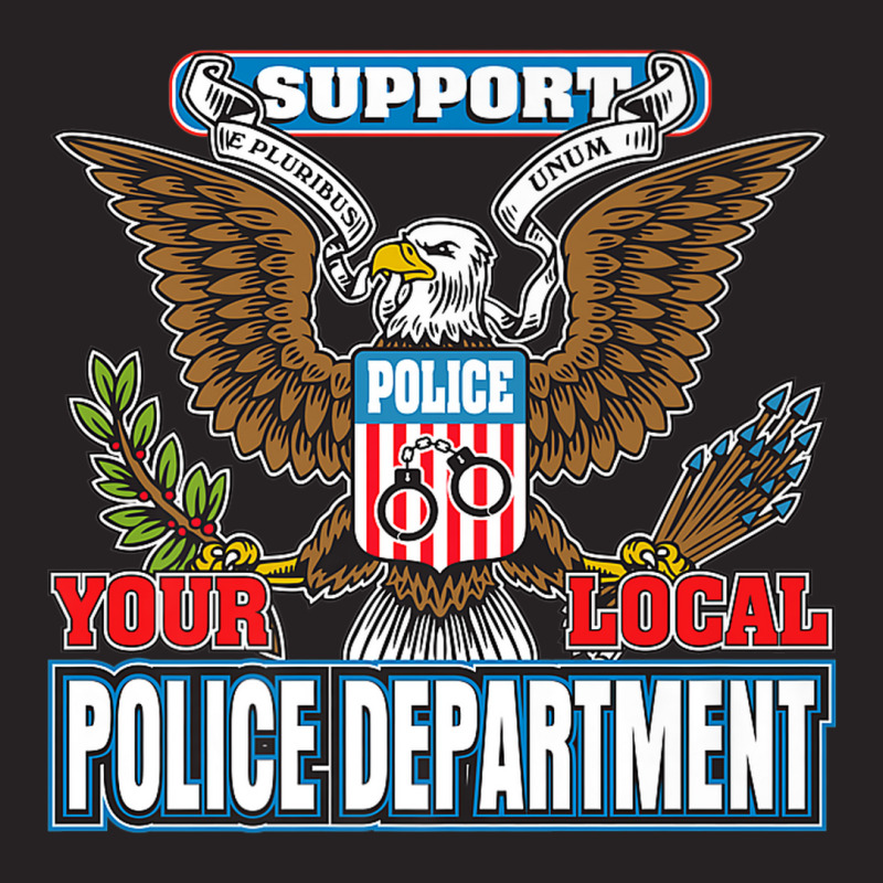 Support Your Local Police Departt Bald Eagle Vintage Cap | Artistshot