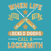 When Life Gives You Locked Doors Call A Locksmith Dyed Cap | Artistshot