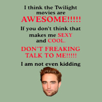 Rob-ert Patt-ins-on I Think The Twilight Movies Are Awesome Urban Heavy T-shirt | Artistshot