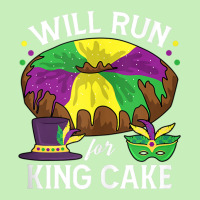 Will Run For King Cake Beads Mardi Gras Y'all Parade Party Tank Top Urban Heavy T-shirt | Artistshot