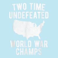 Two Time Ww1 Ww2 American Flag Champions T Shirt Urban Heavy T-shirt | Artistshot