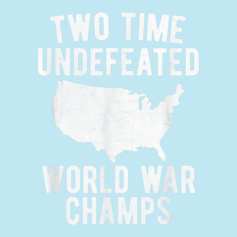 Two Time Ww1 Ww2 American Flag Champions T Shirt Urban Heavy T-shirt by cm-arts | Artistshot