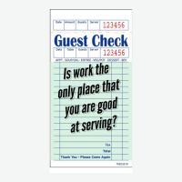 Guest Check - Is Work The Only Place That You Are Good At Serving Urban Heavy T-shirt | Artistshot