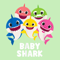 Pinkfong Baby Shark Family T Shirt With Text Urban Heavy T-shirt | Artistshot