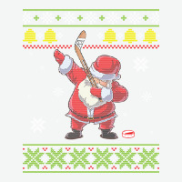 Santa Claus Dabbing Playing Hockey Around Snow Merry Xmas Long Sleeve Urban Heavy T-shirt | Artistshot