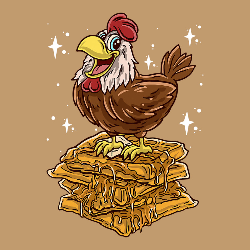 Chicken Chick And Waffles Funny Waffle Joke Pancakes Breakfast 53 Roos Urban Heavy T-shirt by cm-arts | Artistshot