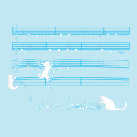 Cat Music Notes Kitty Musician Composer Instrumentalist Urban Heavy T-shirt | Artistshot