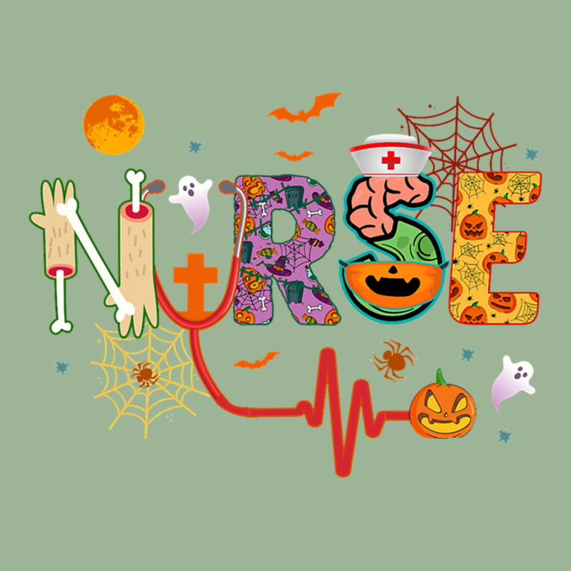 Nurse Halloween Costume Stethoscope Heartbeat Pumpkin Urban Pullover Hoodie | Artistshot