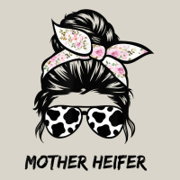 Mother Heifer Farmer Mom Cow Messy Bun Hair Bandana Cow T Shirt Leatherette Tumbler | Artistshot