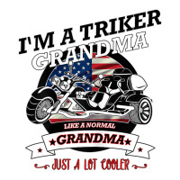 Womens Triker Grandma With A Trike And Usa Flag Bomber Jacket | Artistshot