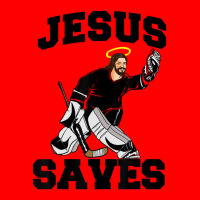 Jesus Saves Funny Hockey Goalie Jesus Saves Bomber Jacket | Artistshot