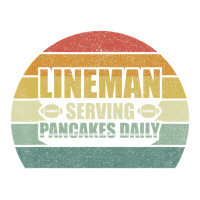 Retro Football Lineman Serving Pancakes Daily Vintage Bomber Jacket | Artistshot