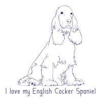 I Love My English Cocker Spaniel Dog Breed Love Bomber Jacket | Artistshot