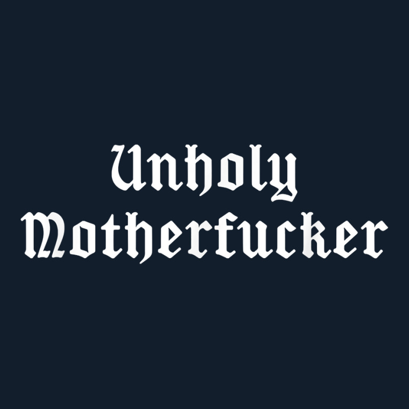 Unholy Motherfucker Pagan Satanic Atheist Punk Goth Beanie by EmilyPoole | Artistshot