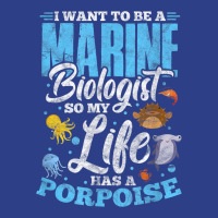 I Want To Be Marine Biologist So Life Has A Porpoise Grunge Beanie | Artistshot