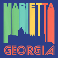 Retro 1970's Style Marietta Georgia Skyline T Shirt Beanie | Artistshot