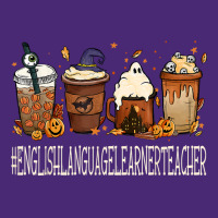 English Language Learner Teacher Coffee Halloween Autumn T Shirt Beanie | Artistshot