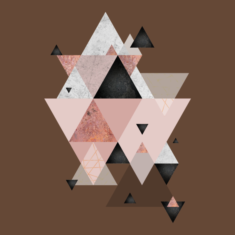 Geometric Compilation In Rose Gold And Blush Pink Beanie | Artistshot