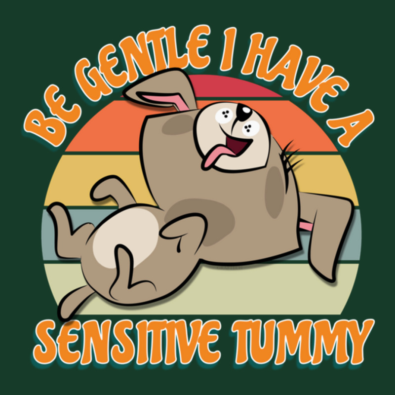 Be Gentle I Have A Sensitive Tummy  Dog Lover Visor hat by cm-arts | Artistshot