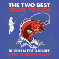 The Two Best Times To Fish Shirt Pom Pom Beanie | Artistshot