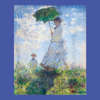 Monet's Woman With A Parasol  Modern Art Famous Painting T Shirt Pom Pom Beanie | Artistshot