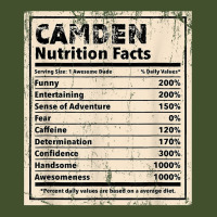 Camden Nutrition Facts Funny Name Humor Nickname T Shirt Sun Shade Cap | Artistshot