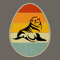 Retro Style Easter Egg Graphic Funny Easter Day Sea Lion Premium Sun Shade Cap | Artistshot